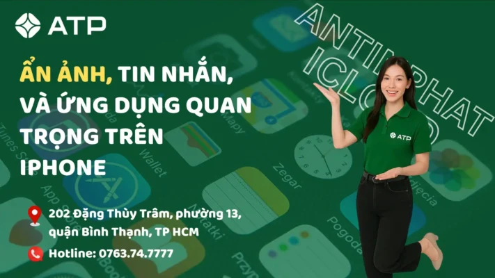Ẩn ảnh, tin nhắn, và ứng dụng quan trọng trên iPhone