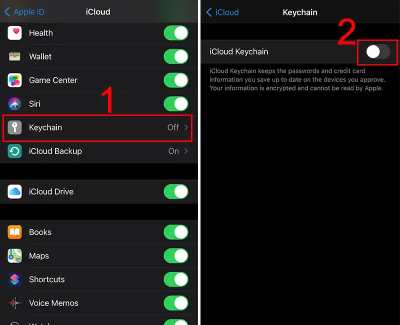 vay iphone cach-bat-icloud-keychain-quan-ly-mat-khau