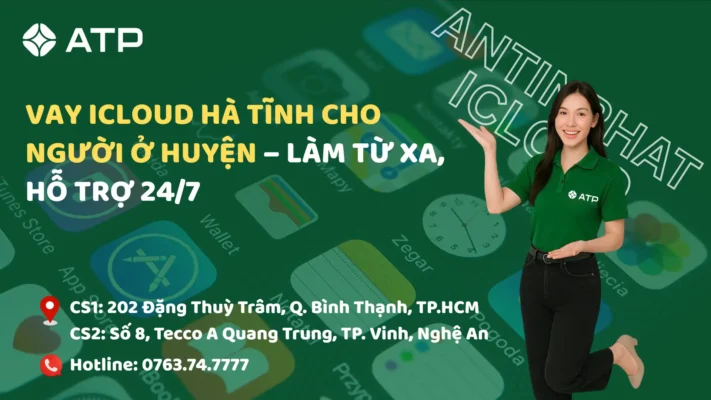 Vay iCloud Hà Tĩnh cho người ở huyện – Làm từ xa, hỗ trợ 24/7