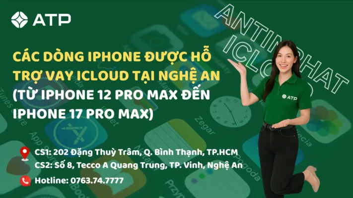 Các dòng iPhone được hỗ trợ vay iCloud tại Nghệ An (từ iPhone 12 Pro Max đến iPhone 17 Pro Max)