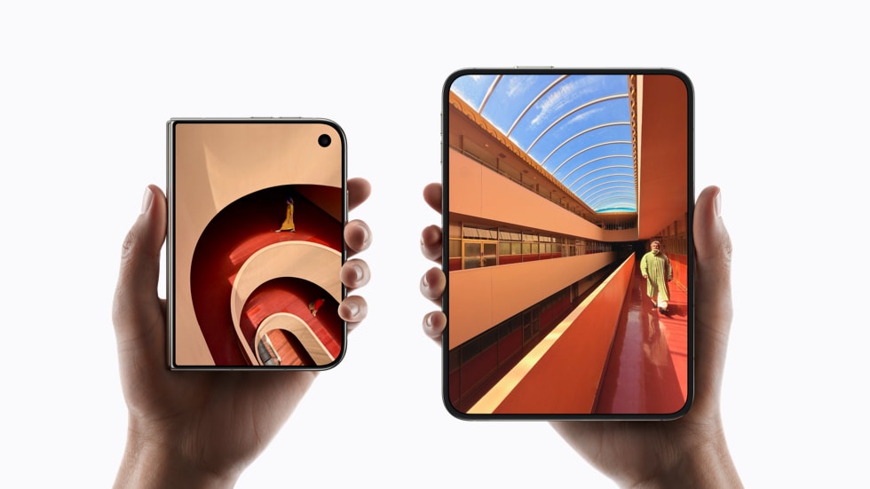 iPhone Duo có màn hình ngoài và màn hình trong cỡ lớn