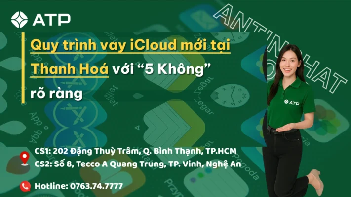 quy trình vay iCloud mới tại Thanh Hoá