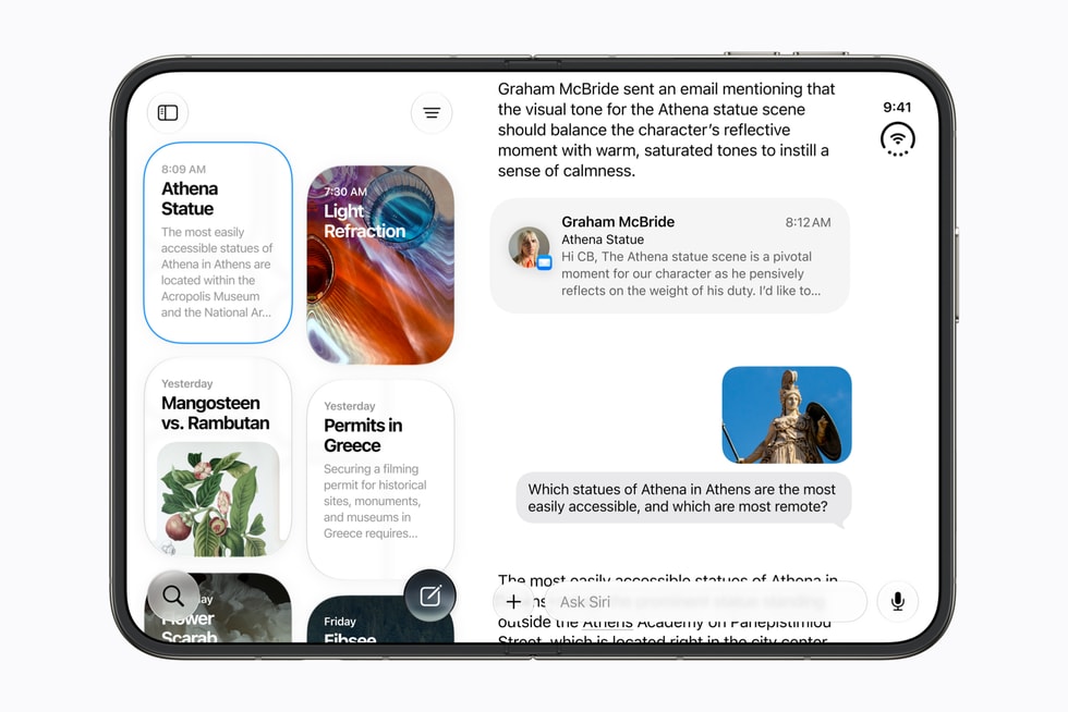 Ứng dụng Siri AI hỗ trợ thao tác trên iPhone