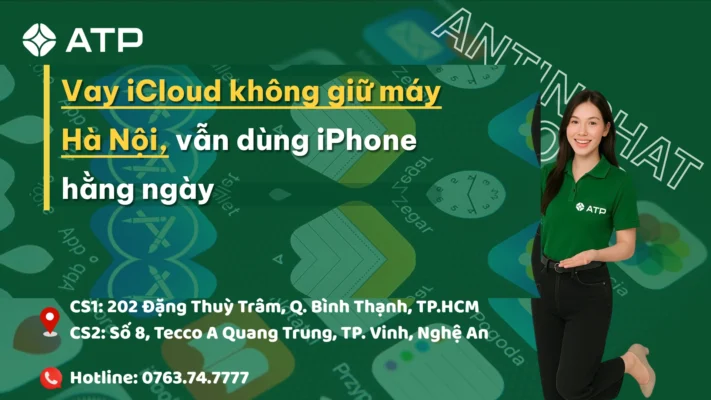 vay iCloud không giữ máy Hà Nội