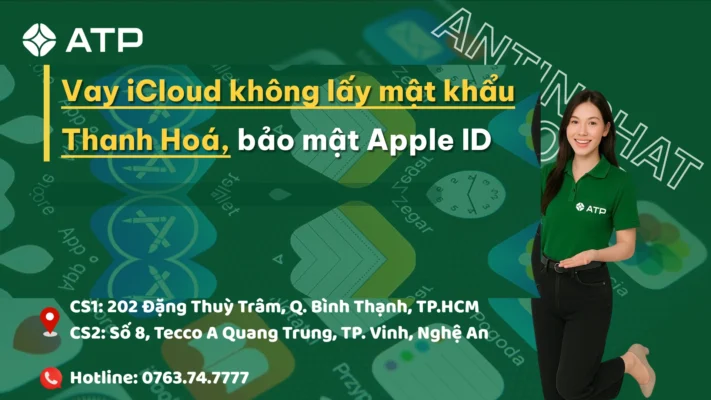 vay iCloud không lấy mật khẩu Thanh Hoá